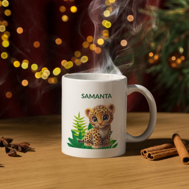 Personalised Leopard Mug  (Creator Uploaded)