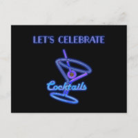 Personalised Let's Celebrate Cocktails Custom Text
