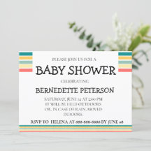 Personalised Let's Get Beachy Baby Shower