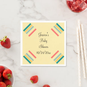 Personalised Let's Get Beachy Napkin