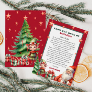 Personalised letter from Santa and Elf  Invitation