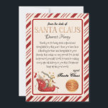 Personalised Letter from Santa Christmas Print Invitation<br><div class="desc">Bring magic to your Christmas Holiday with the magic of Santa this year with this printable letter from Santa. This letter from the desk of Santa is completely customisable to make your own and can be an instant download. You can print from home this editable personalised Letter from Santa Claus....</div>