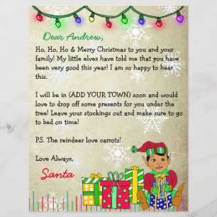 Personalised Letter from Santa Claus