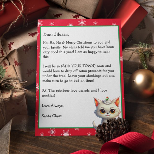 Personalised Letter from Santa Claus (Creator Uploaded)