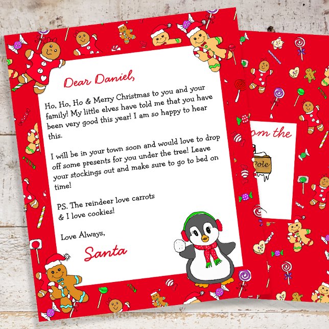 Personalised Letter from Santa Claus (Creator Uploaded)