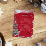Personalised letter from Santa Claus Christmas  Invitation<br><div class="desc">Personalised letter from from Santa Claus.
Give your child this year special,  cute letter from Santa. 
Collection: 
https://www.zazzle.com/collections/love_christmas_collection-119212194434211063</div>