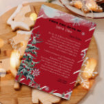 Personalised letter from Santa Claus Christmas  Invitation<br><div class="desc">Personalised letter from from Santa Clause.
Give your child this year special,  cute letter from Santa. 
Collection: 
https://www.zazzle.com/collections/love_christmas_collection-119212194434211063</div>