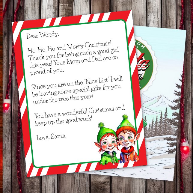 Personalised Letter from Santa Claus for Children (Creator Uploaded)