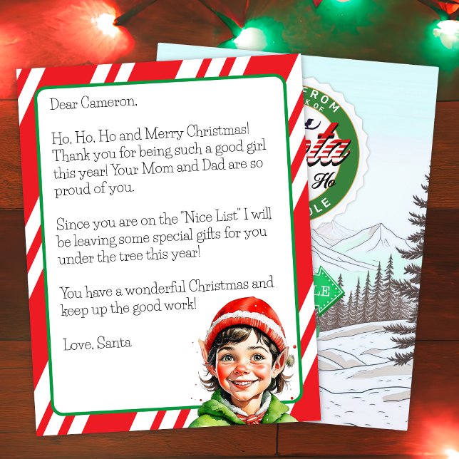 Personalised Letter from Santa Claus for Children (Creator Uploaded)