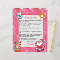 Personalised Letter from Santa Claus for kids