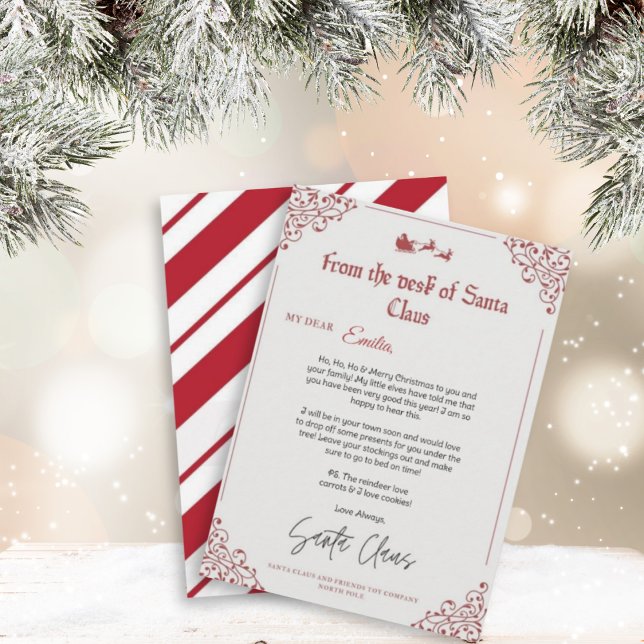 Personalised Letter from Santa Claus template (Creator Uploaded)