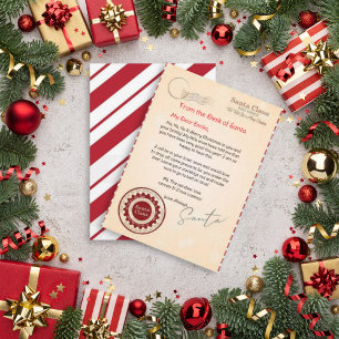 Personalised Letter from Santa Claus template