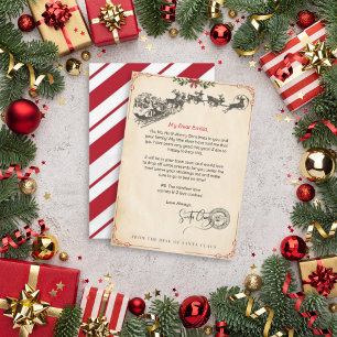 Personalised Letter from Santa Claus template