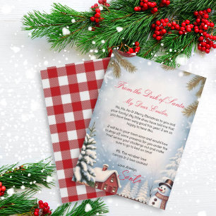 Personalised Letter from Santa Claus template