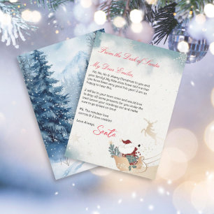 Personalised Letter from Santa Claus template