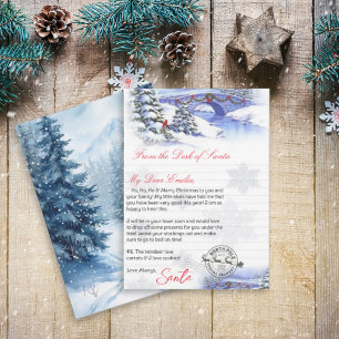 Personalised Letter from Santa Claus template