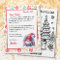 Personalised Letter from Santa + Colouring Page