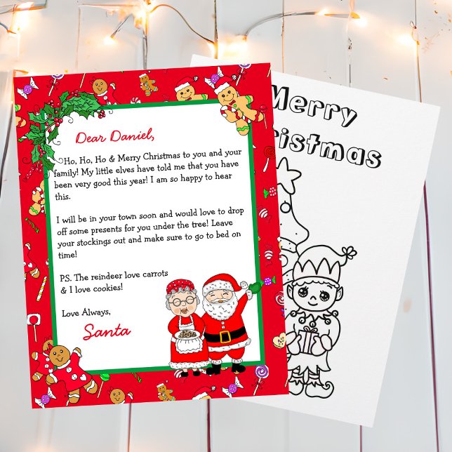 Personalised Letter from Santa for Children (Creator Uploaded)