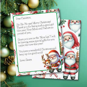 Personalised Letter from Santa for Children