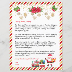 Personalised Letter from Santa For Kids Gifts