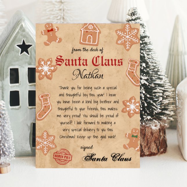 Personalised Letter from Santa Printable Invitation (Creator Uploaded)