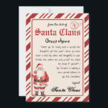 Personalised Letter from Santa Template<br><div class="desc">Letter from Santa Personalised - Bring magic to your Christmas Holiday with the wonder of Santa this year with this printable letter from Santa. This letter from the desk of Santa is completely customisable to make your own and can be an instant download - meaning you can print this editable...</div>