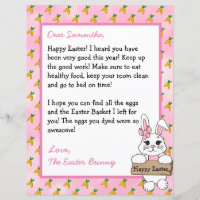 Personalised Letter from the Easter Bunny