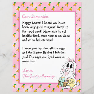Personalised Letter from the Easter Bunny