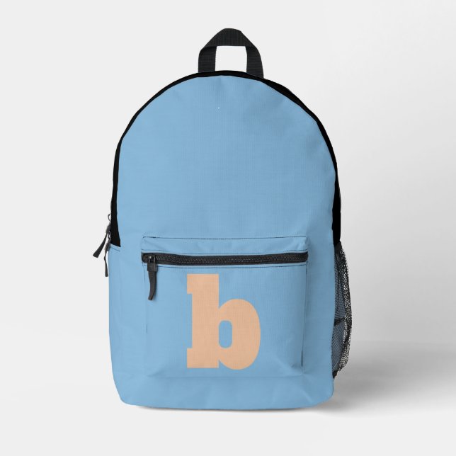 Personalised Letter Gift Printed Backpack (Front)