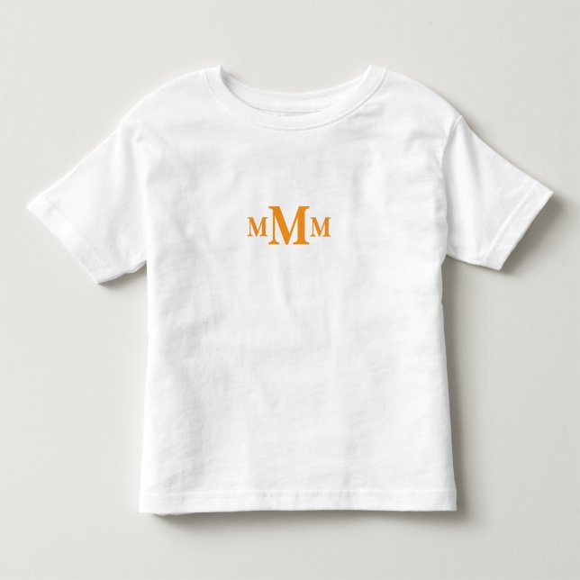 Personalised Letter "M" Monogram  Template Toddler T-Shirt (Front)