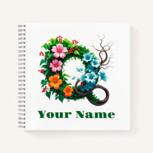 Personalised Letter Q Notebook