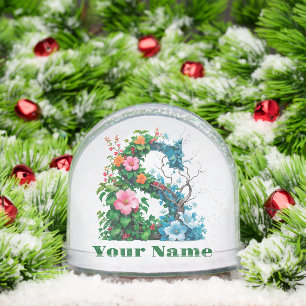 Personalised Letter S Snowglobe