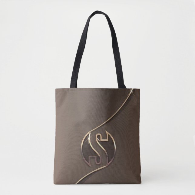  Personalised Letter S Tote Bag (Front)