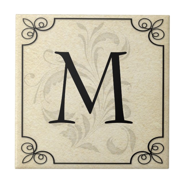 Personalised Letter Tiles - Decorative Name Word (Front)