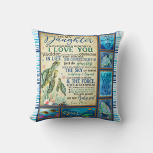 Personalised Letter To My Daughter Love From Mum Cushion