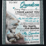 Personalised Letter To My Grandson Shower Curtain<br><div class="desc">Personalised Letter To My Grandson</div>