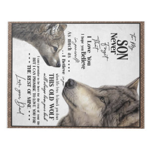 Personalised Letter To My Son From Dad Notepad