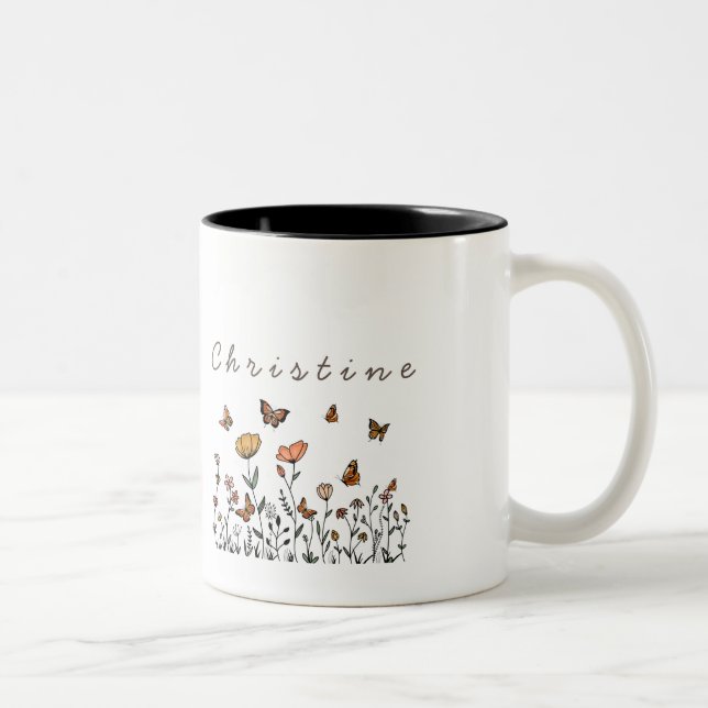 Personalised Letter Writing Mug  (Right)