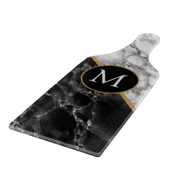 Personalised Letter Your Gift Marble Cutting Board (Corner)