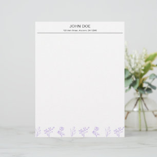 Personalised Letterhead with Name and Address