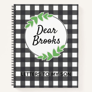 Personalised Letters To My Son Journal