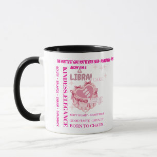 Personalised Libra Cake Design Mug