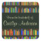 Personalised Library Bookshelves Bookplate Sticker