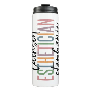 Personalised Licensed Aesthetician Cosmetologist Thermal Tumbler