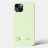 Personalised light green Radial Texture