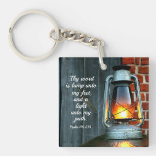 Personalised Lighted Lamp Key Ring