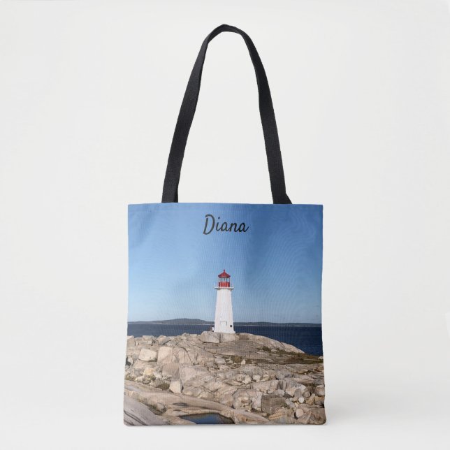 Personalised Lighthouse Tote (Front)