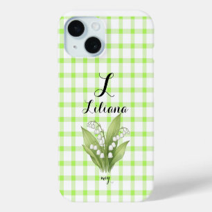 Personalised Lily of the Valley Name Phone Case