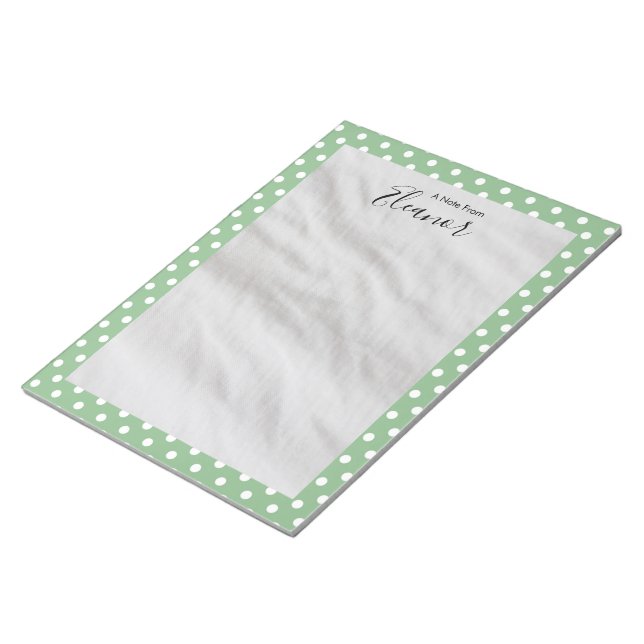 Personalised Lined   Notepad (Angled)