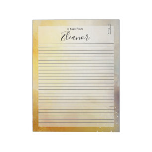 Personalised Lined   Notepad